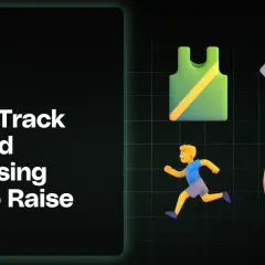 12 Elite Track and Field Fundraising Ideas to Raise Money. Icons include a running singlet, a running shoe, a runner, and a flame.