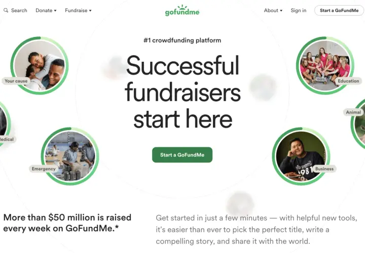 GoFundMe: a top crowdfunding platform for your cause, business, or emergency. Find fundraising sites with lowest fees to start your success story.