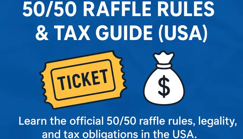 Learn the official 50/50 raffle rules & tax guide for the USA. Discover if you can hold a raffle without a license and understand your tax obligations.
