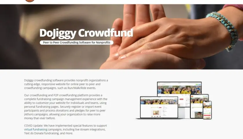 Dojiggy Crowdfund software helps nonprofits with peer-to-peer fundraising. Read Dojiggy reviews to see how it empowers organizations.