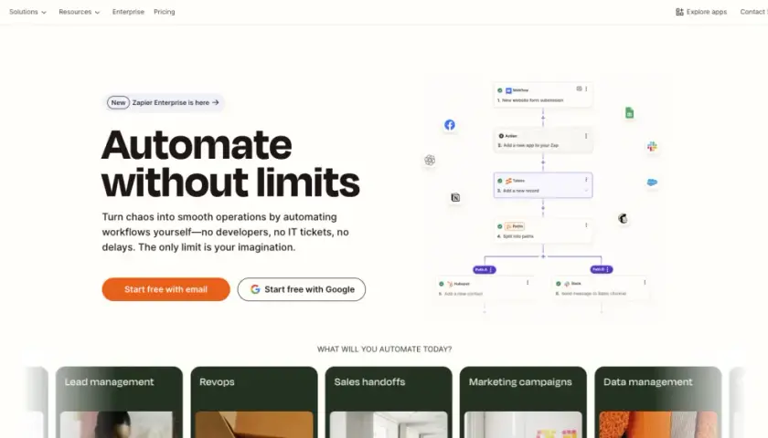 Zapier helps nonprofits automate workflows, turning chaos into smooth operations. See how Zapier for nonprofits streamlines tasks.