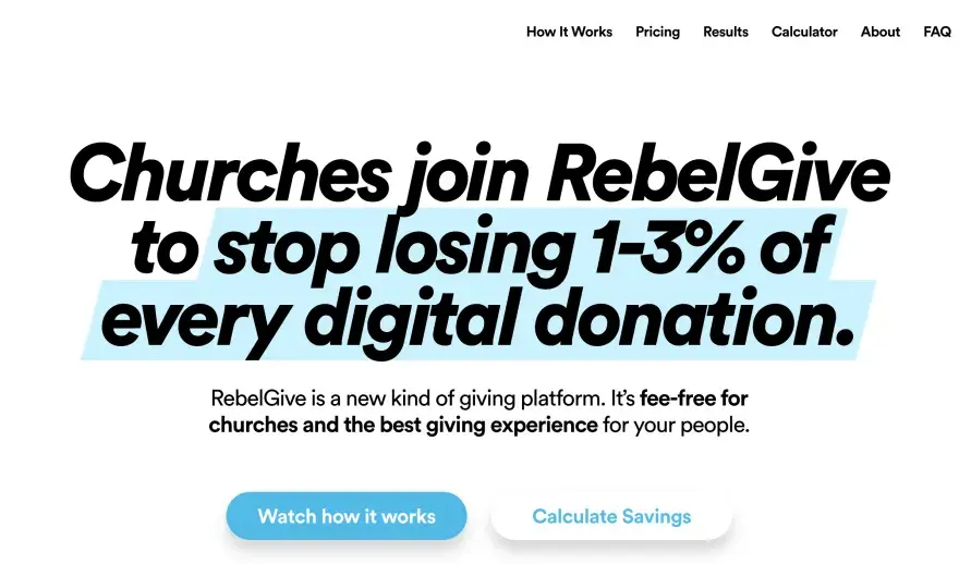 RebelGive Review - Is This Church Giving Platform Right For You?