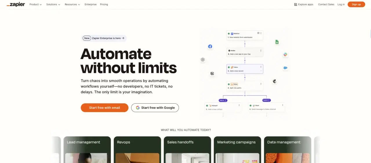 Zapier helps nonprofits automate workflows, turning chaos into smooth operations. See how Zapier for nonprofits streamlines tasks.