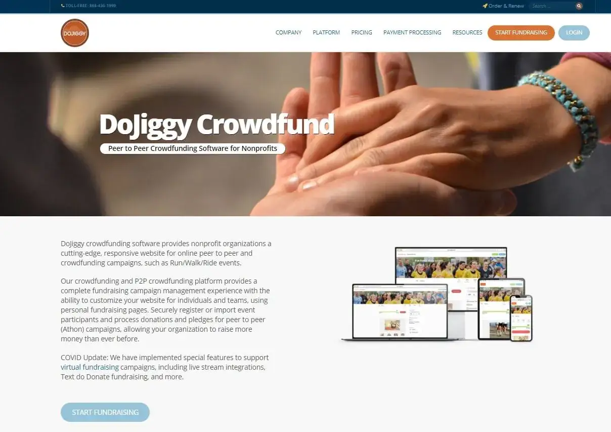 Dojiggy Crowdfund software for nonprofits. See positive dojiggy reviews on this peer-to-peer crowdfunding platform.