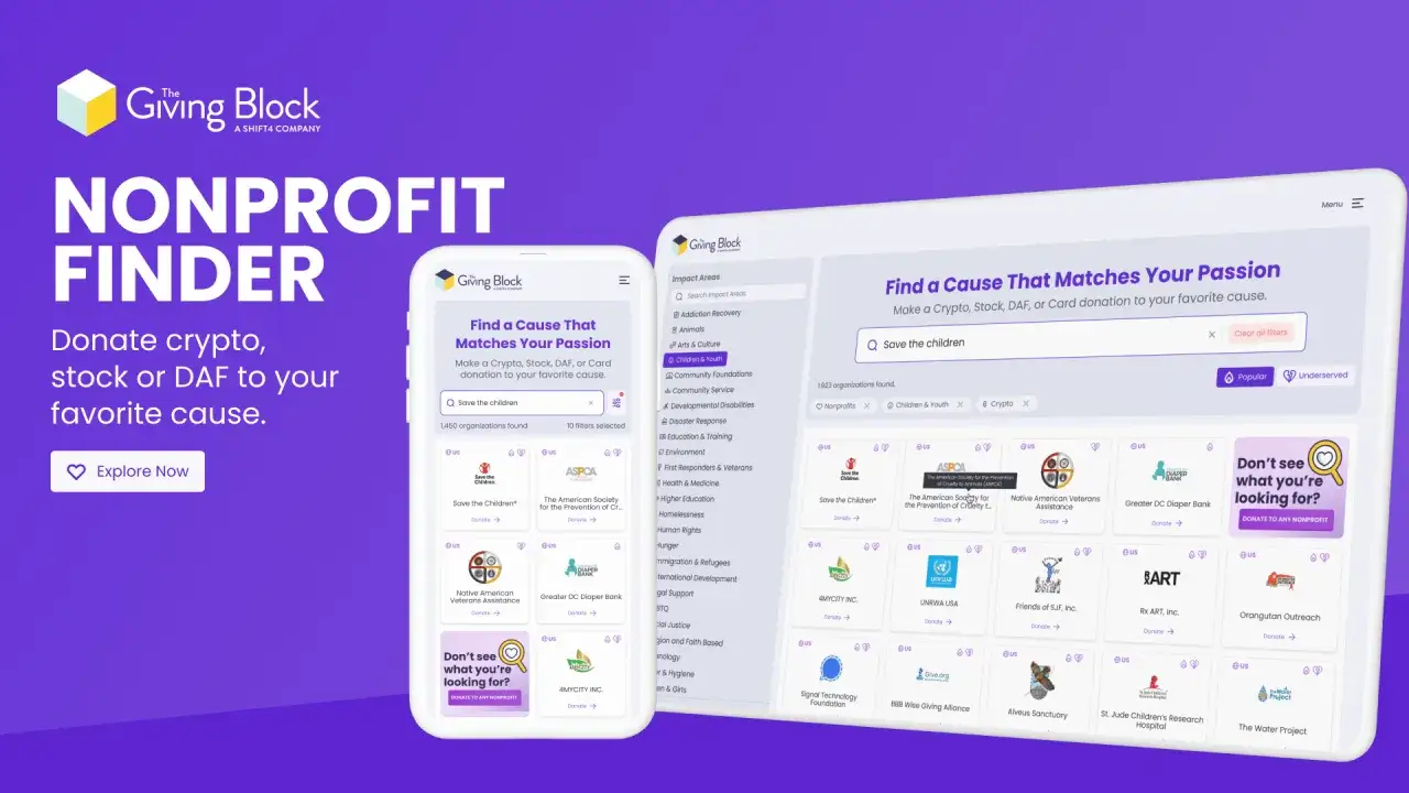 Find nonprofits for Squarespace donations. Search for causes like 