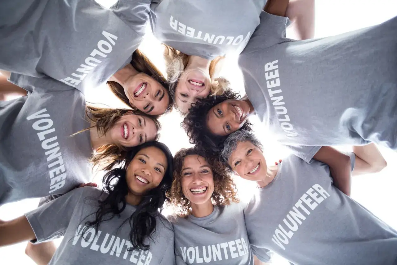 A diverse group of women in 
